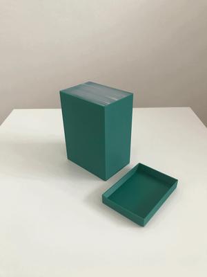 Card box for 100 sleeved cards