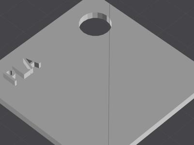 Sample for filament PLA 