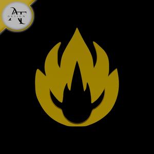 Simple Flame Symbol - 2D Art