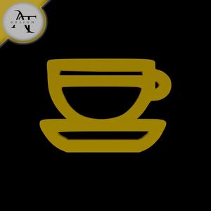 Simple Coffee Cup Symbol - 2D Art