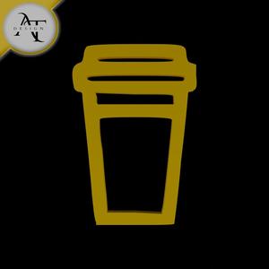 Simple Coffee Cup Symbol - 2D Art