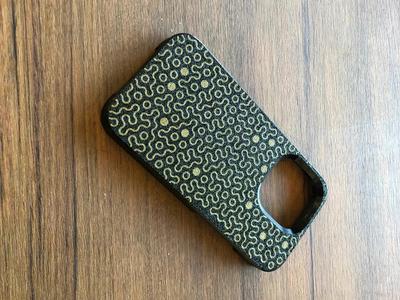 iPhone 14 Pro phone case - Truchet tile pattern
