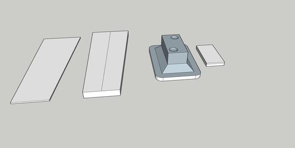 Mounting plates for Anycubic i3 Mega S