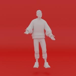 Character Pose Toy Man Miniature Figure 083