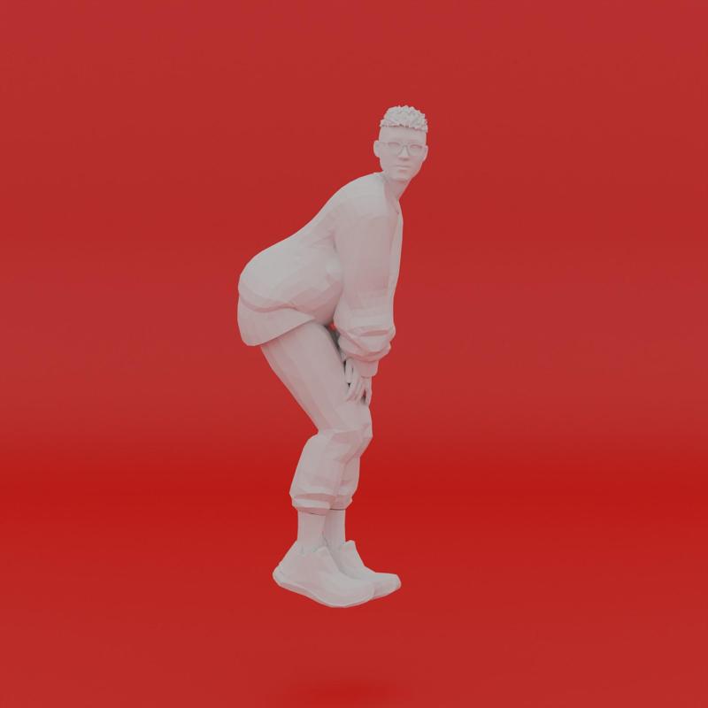 Character Pose Toy Man Miniature Figure 036