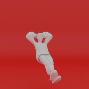 Character Pose Toy Man Miniature Figure 074