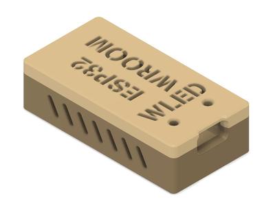 Snap fit case for HiLetgo ESP32 WROOM  CP2012