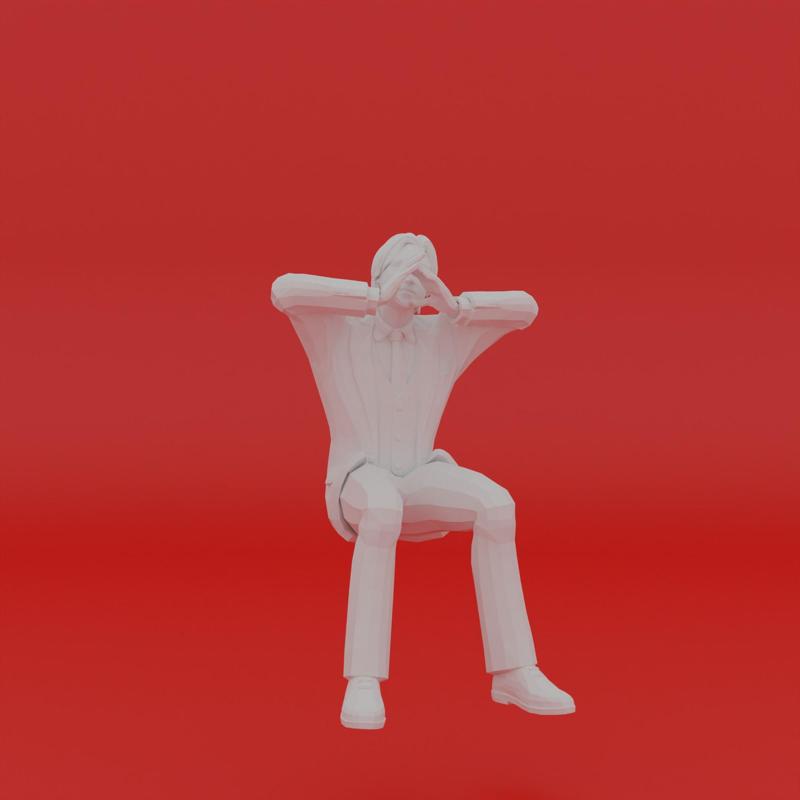 Character Pose Toy Man Miniature Figure 173