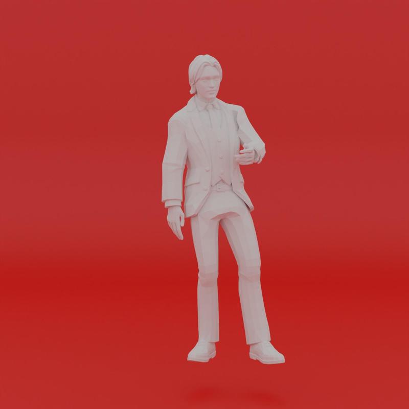 Character Pose Toy Man Miniature Figure 159