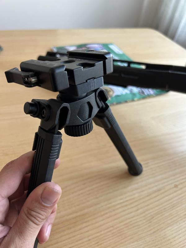 Mlok to Arca adapter plate for Amazon bipod