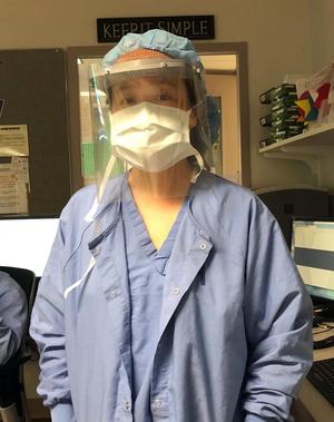 Face Shield with Adjustable Velcro Strap