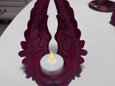 Valentine day themed led tealight holder