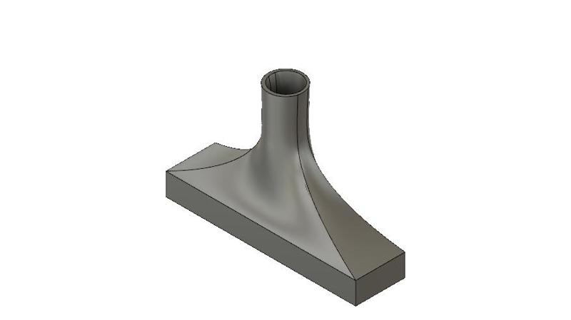 8 inch Jet Jointer/Planer Vacuum Chute Attachment