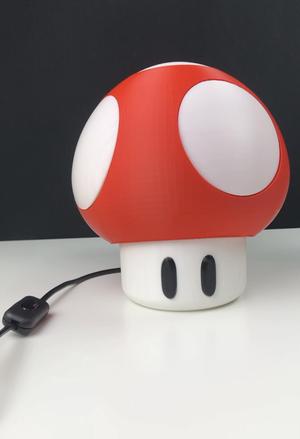 Super Mario Mushroom Desk Lamp