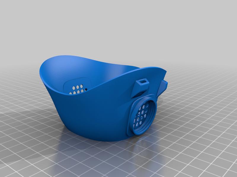 Experimental Face Mask with 2 side filter