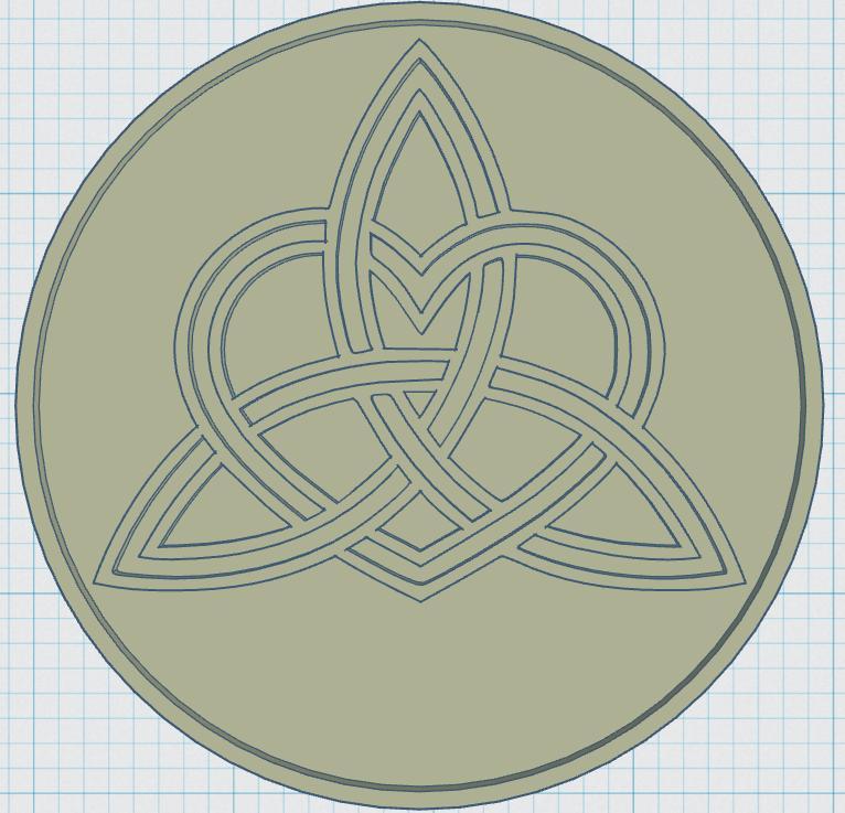 Celtic Symbol Coaster 43