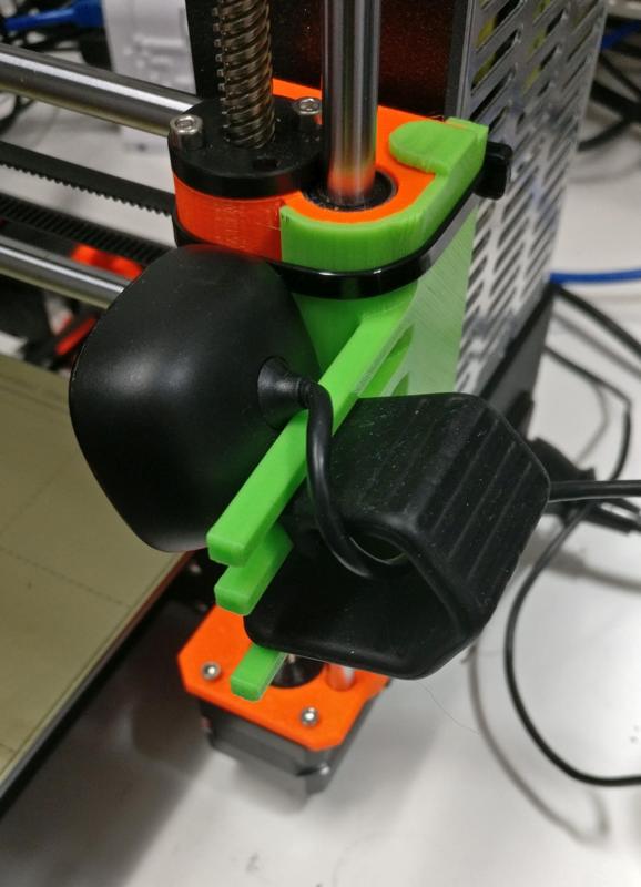 Microsoft LifeCam 3000 Z-axis mount for Prusa i3 MK3