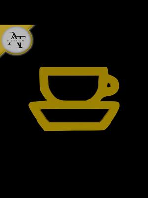 Simple Coffee Cup Symbol - 2D Art