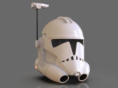 Clone Trooper Phase 2 Helmet With Antenna