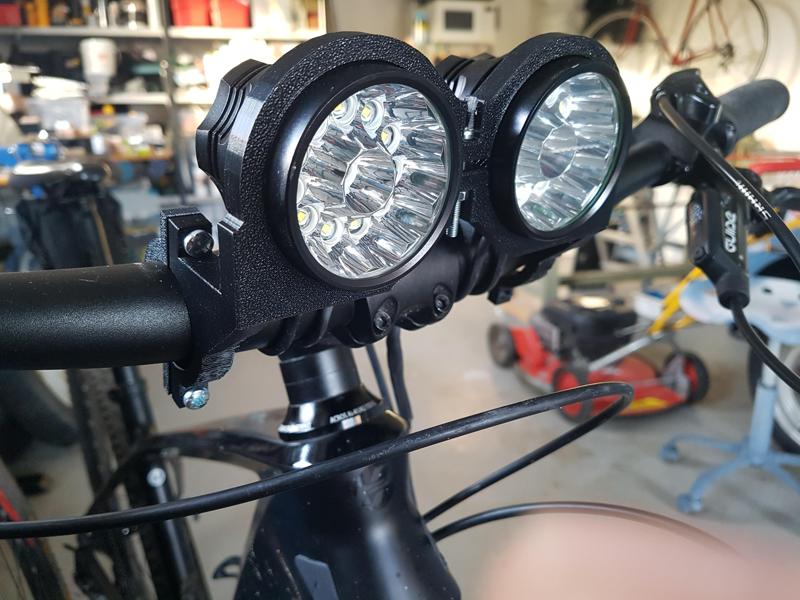 Mountain Bike Headlight LED holder