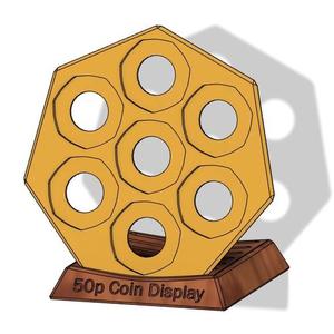 50p Coin Collection - Display Stand