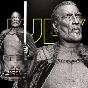 Count Doku Bust - Star Wars 3D Models - Tested and Ready for 3D printing