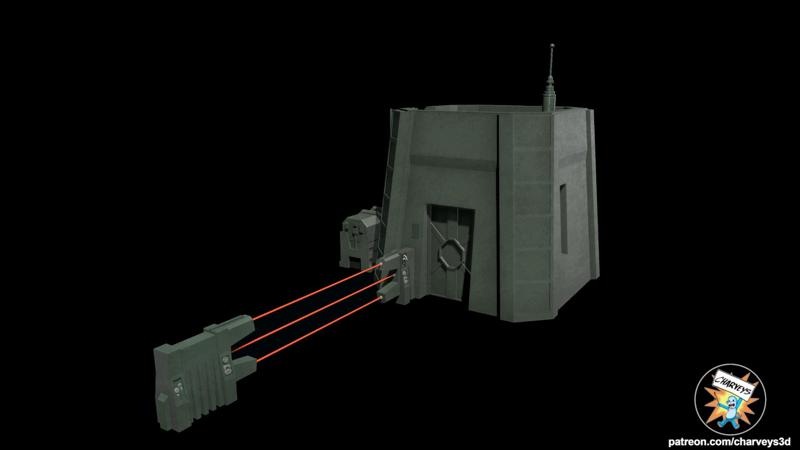 Star Wars Imperial Mapuzo Checkpoint Diorama for 3.75" figures
