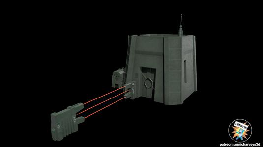 Star Wars Imperial Mapuzo Checkpoint Diorama for 3.75" figures