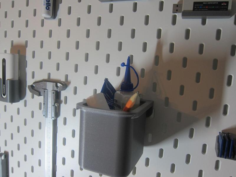 Container for Ikea Skadis