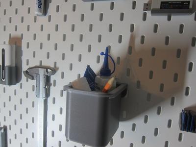 Container for Ikea Skadis