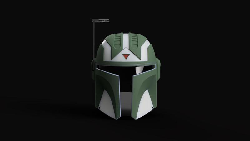 "Merc" - Custom Post Imperial Helmet