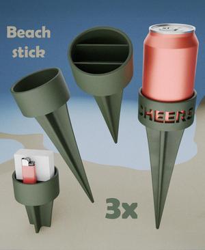 Beach Holders for Cans, Snacks & Essentials