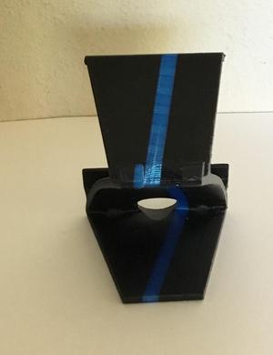 Cellphone holder with easy access for charging
