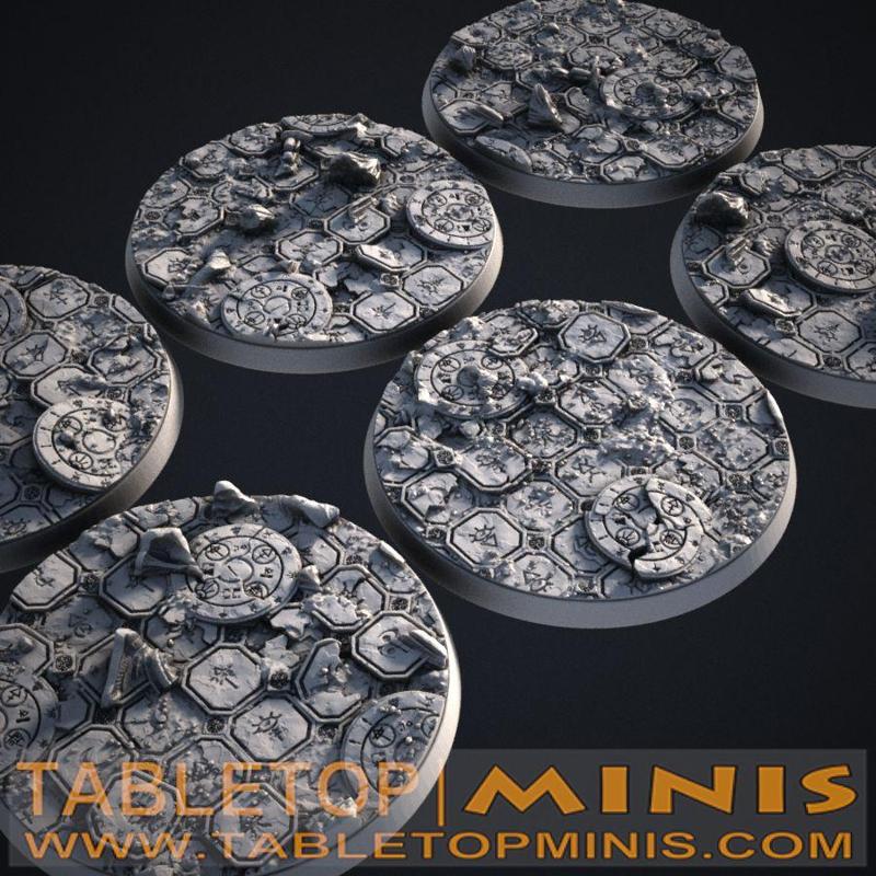 Ancient Ruins 65x65mm Bases