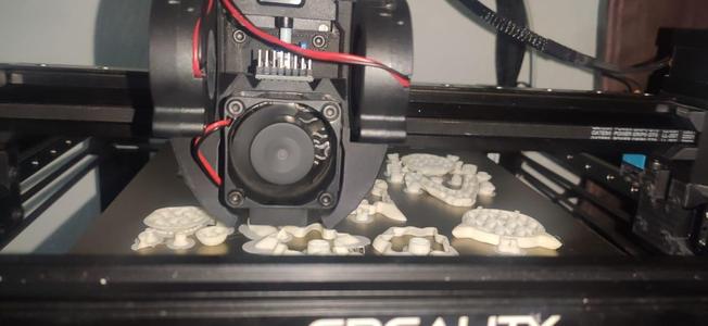 Dual 5015 fan duct for ender 5 s1