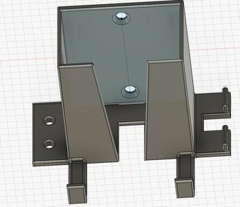 Wandhalterung/Dock für/for fazua Ladegerät/Charger