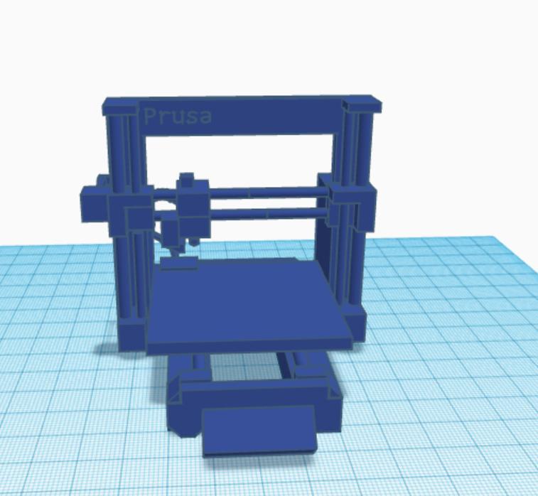 low poly version of prusa mk4