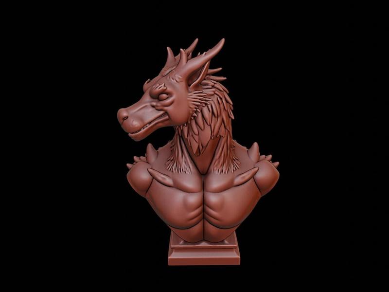 Griffin Beast Bust