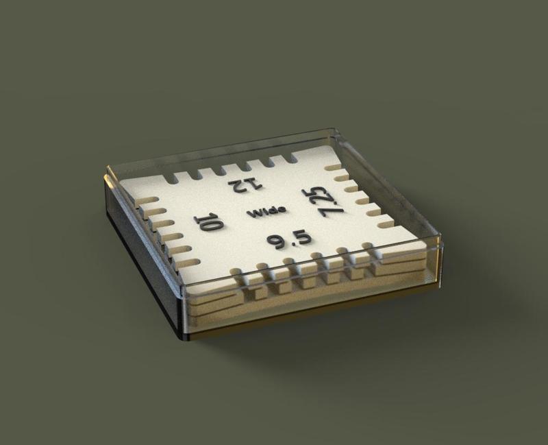 Guitar fingerboard radius gauges