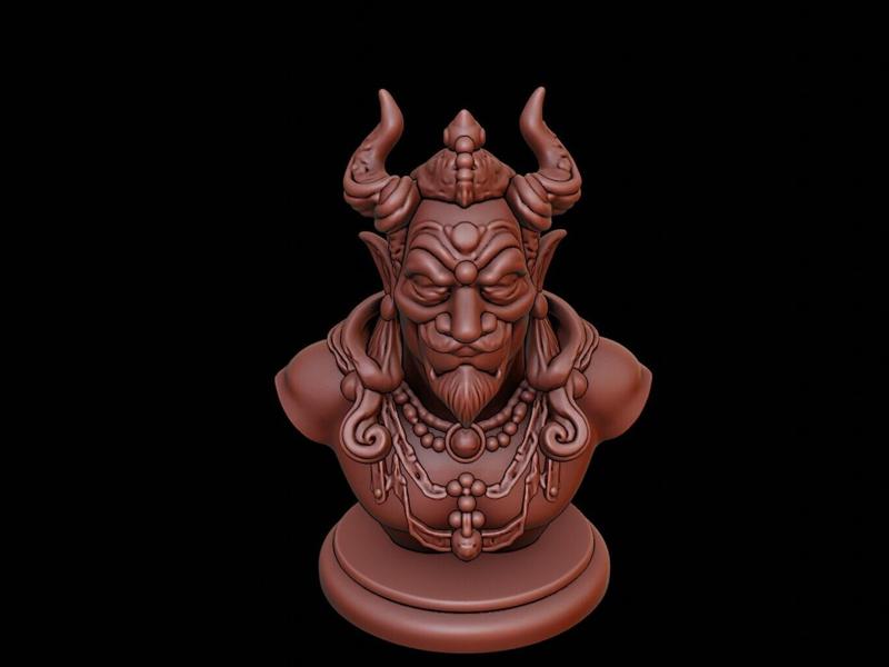 Rakshasa Beast Bust