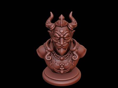 Rakshasa Beast Bust