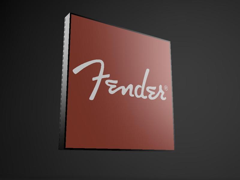 Fender guitar lightbox 