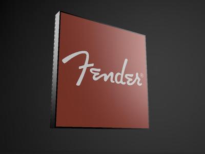 Fender guitar lightbox 