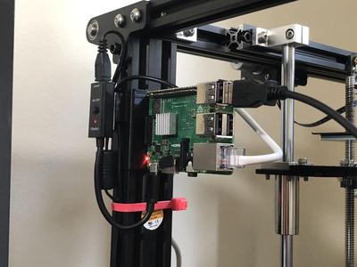 Creality Ender 5 Raspberry Pi Naked Mount w/40mm fan mount