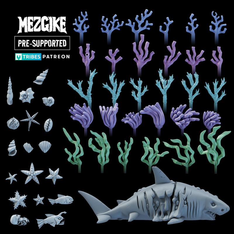 Corals and critters accessories pack A (pre-supported)