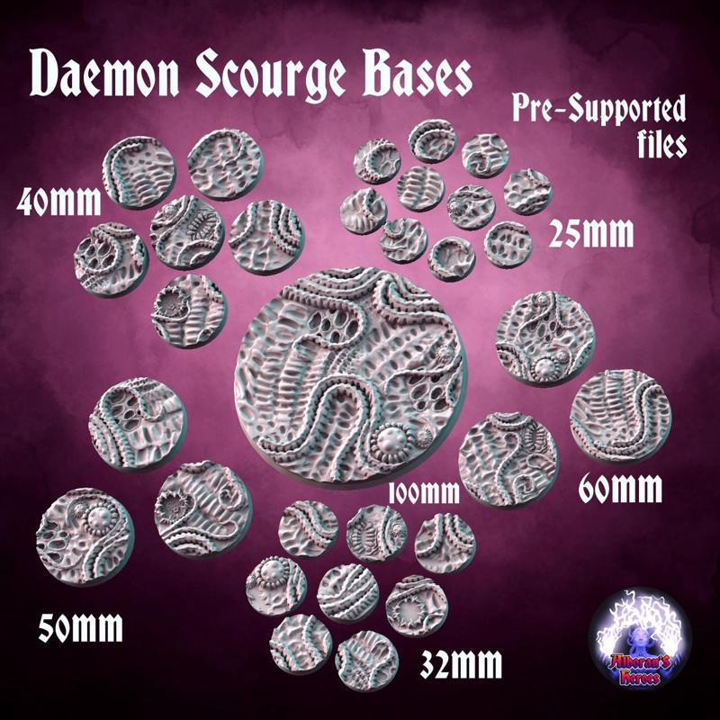 Daemon Scourge Bases - Pack