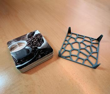 Voronoi Coaster Holder