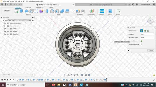 Tamiya M-chassis Drag Wheels (Foam Tires)