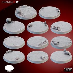 Death cups 25 mm round bases