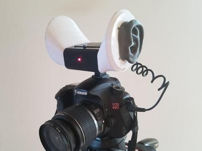 Human ear stereo recording microphone